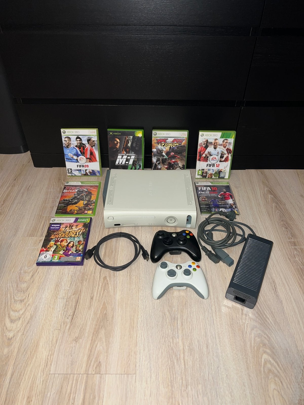 Xbox 360 Jasper - 60gb - met accessoires, Ophalen, Met games, Met 2 controllers, Refurbished