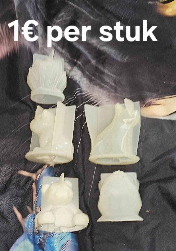 6 epoxy mallen, Hobby en Vrije tijd, Ophalen, Gebruikt, Knutselmateriaal