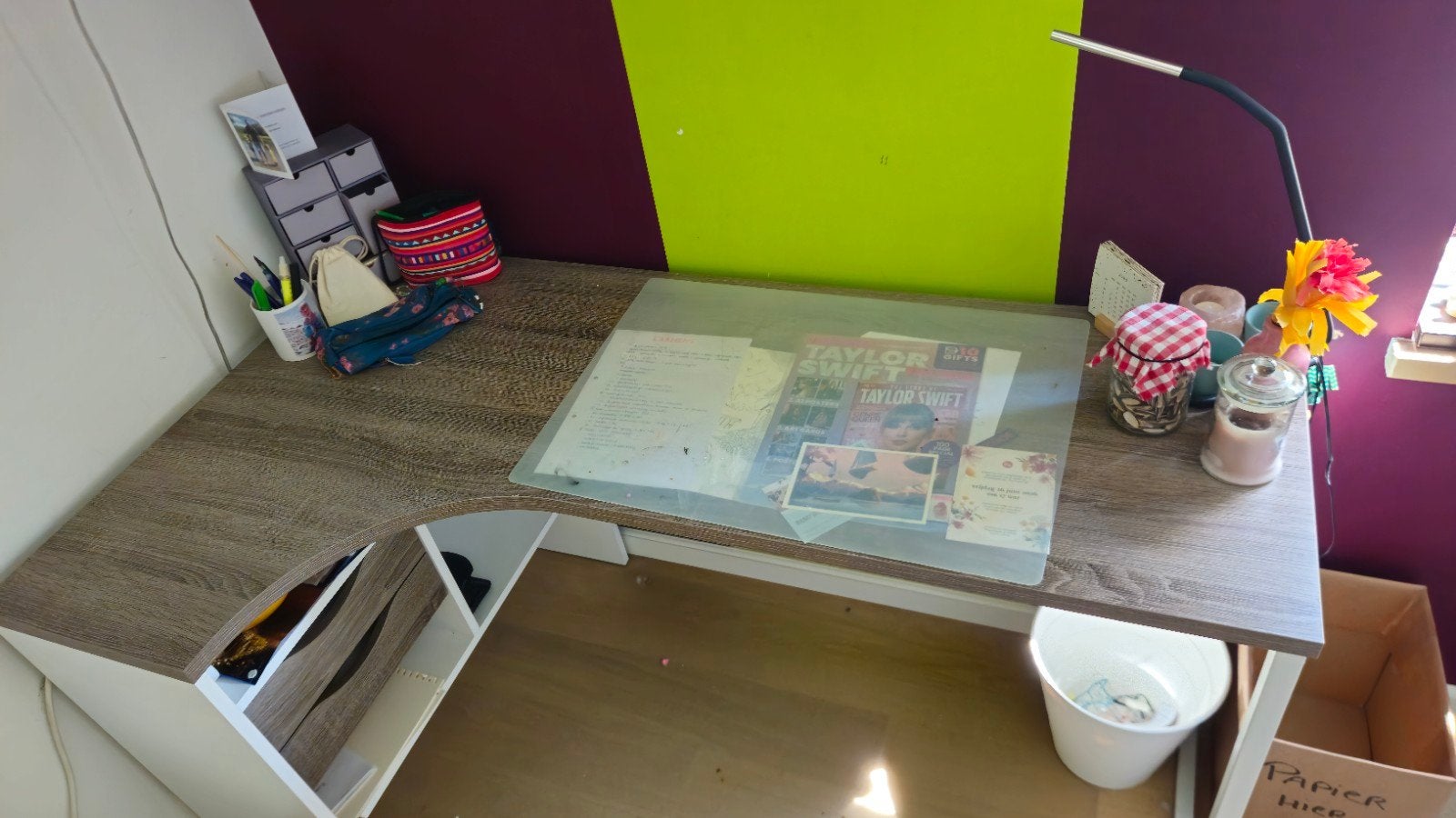 Tvilum hoekbureau, Huis en Inrichting, Bureaus, Ophalen