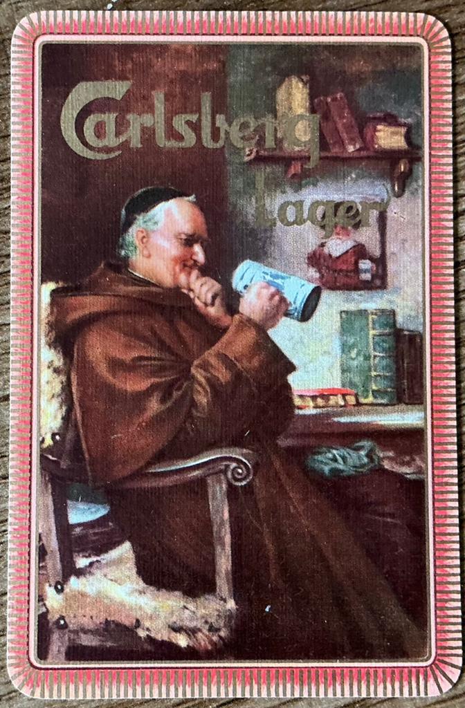 Carte à jouer CARLSBERG, Collections, Enlèvement ou Envoi, Comme neuf, Carte(s) à jouer