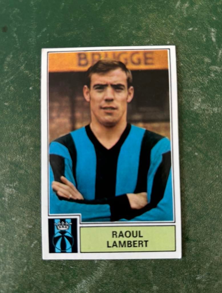 Panini plaatje Raoul Lambert Club Brugge Football 72-73, Verzamelen, Verzenden, Zo goed als nieuw