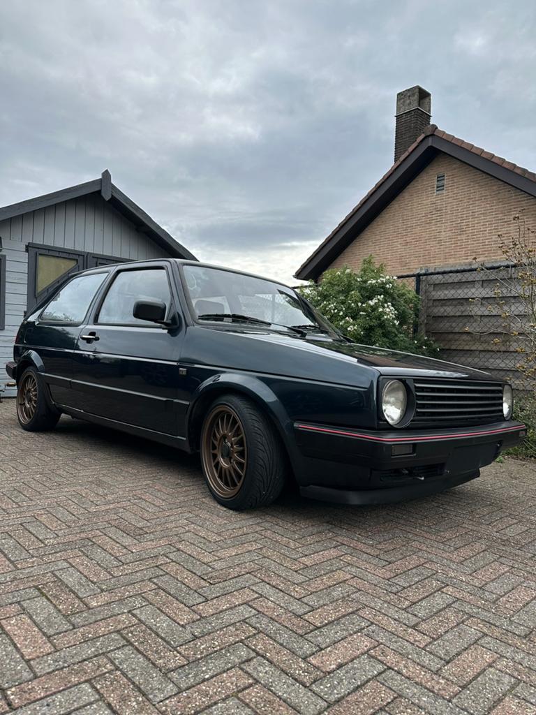 Volkswagen golf 2 - mk2 - 1.3. benzine, Bluetooth, Grijs, Particulier, 1300 cc