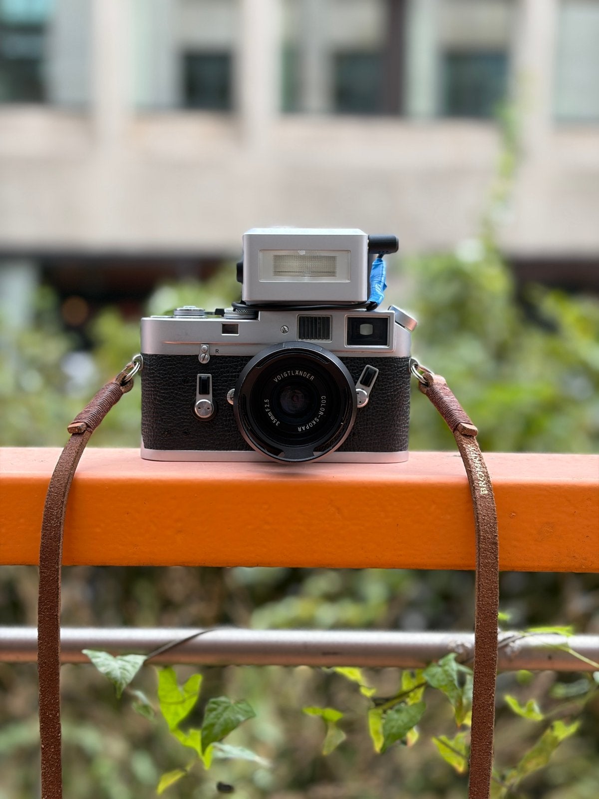 Leica M4 zilver + 35 mm F2.5 (nieuw) + Leica-hoesje, Audio, Tv en Foto, Ophalen of Verzenden, Zo goed als nieuw, Leica