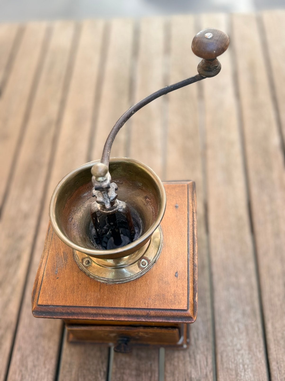 Moulin à café rétro, Enlèvement ou Envoi, Brun, Bois, Vintage