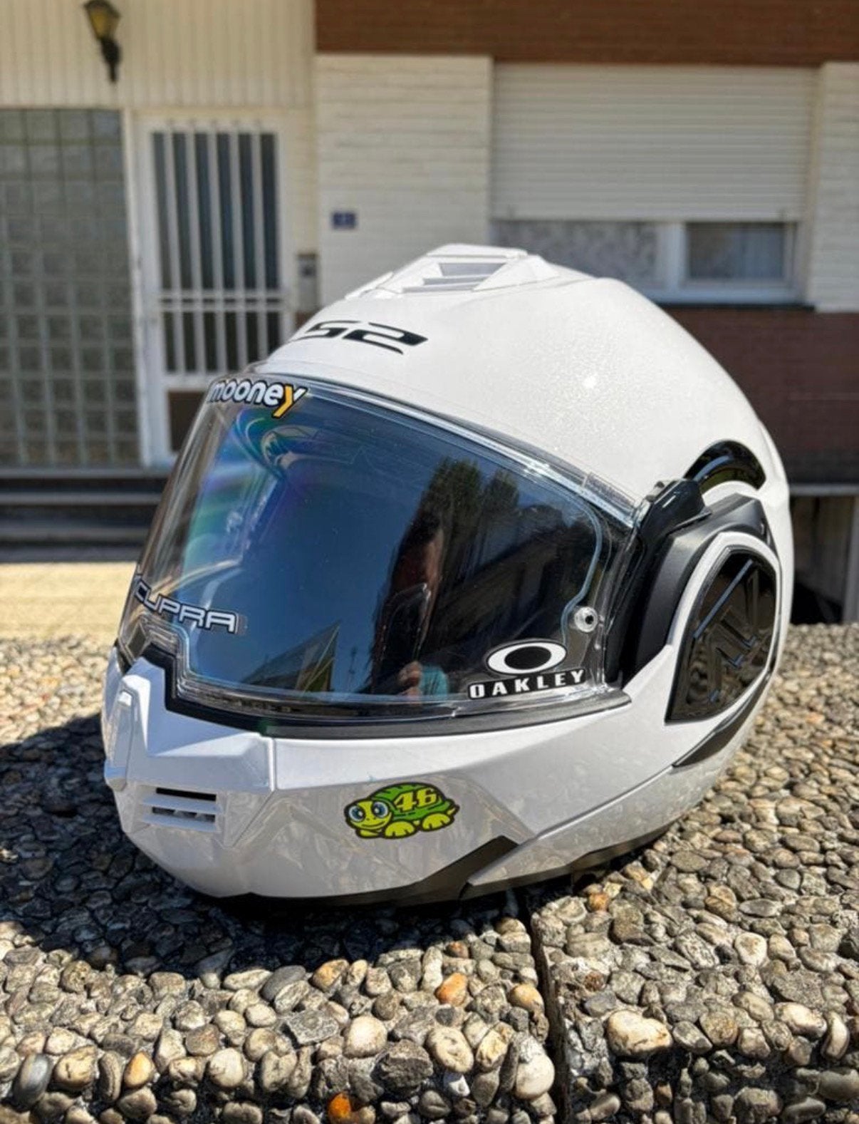 Casque Ls2 solid white, Autres marques, Seconde main, Enlèvement ou Envoi, XXL