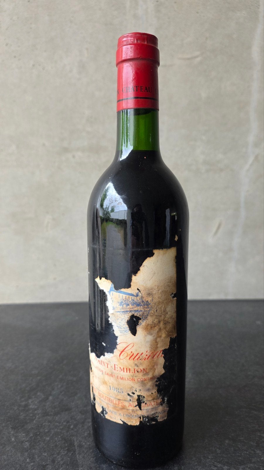Château de Cruzeau 1985 — Saint-Émilion Grand Cru, Enlèvement