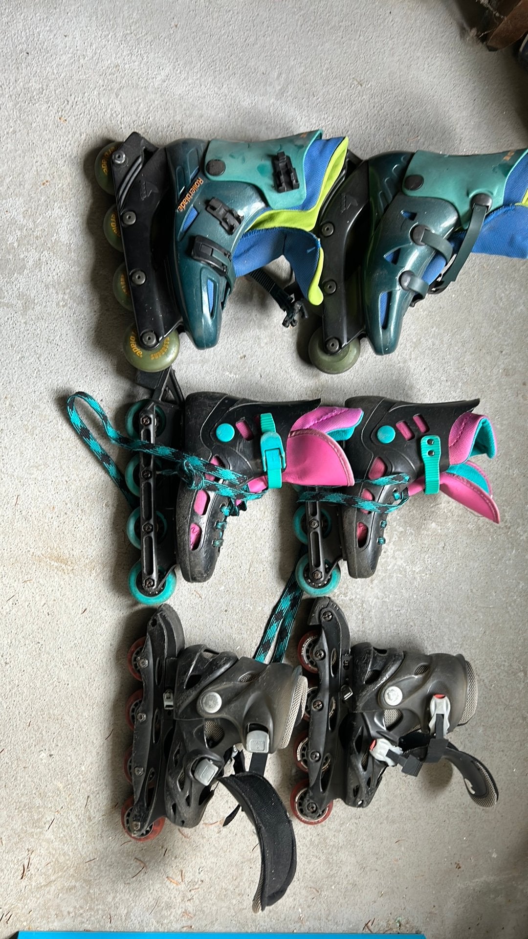 Roller blades skates, Enfants & Bébés, Enlèvement, Réglable, Utilisé