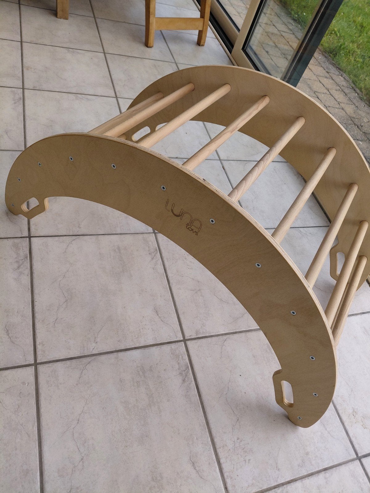 Klimboog met ligmatras van Luna Toys, Ophalen, Gebruikt