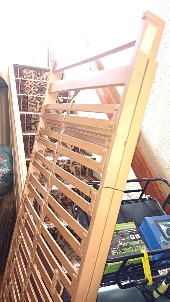 Gratis degelijke eenpersoonslattenbodem, Ophalen, Gebruikt, 90 cm, Eenpersoons