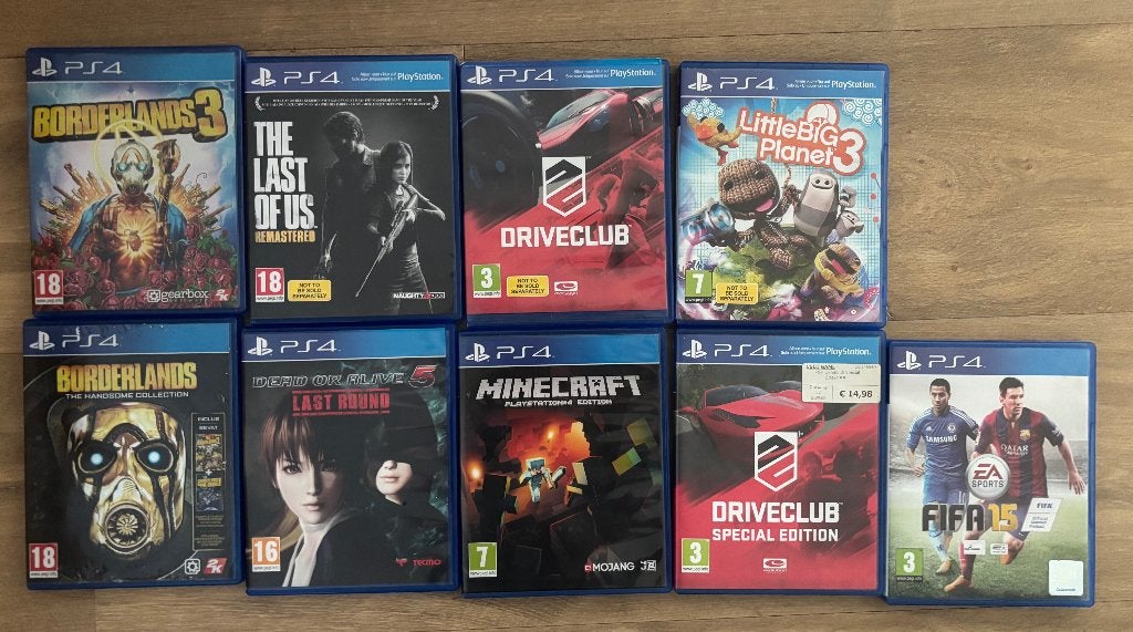 PS4+2 controllers+9 games, Consoles de jeu & Jeux vidéo, Consoles de jeu | Sony PlayStation 4, Enlèvement, Comme neuf, Avec 2 manettes