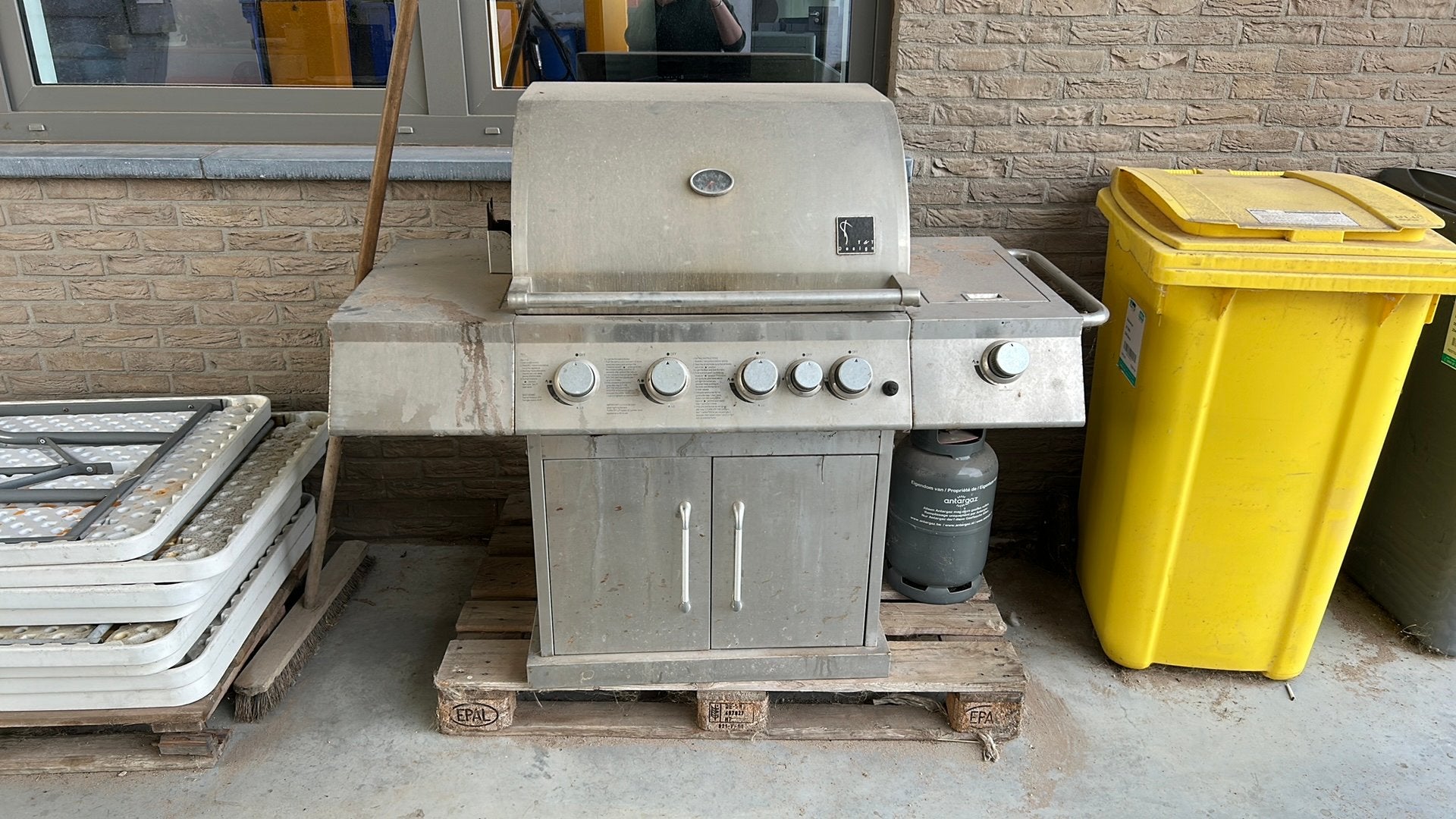 Bbq op Gas, Tuin en Terras, Ophalen, Gebruikt, Gas, Vrijstaand