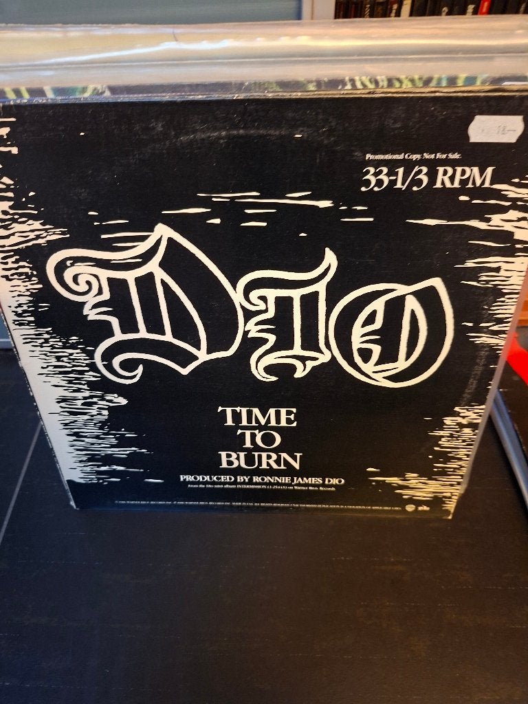 12" - dio - time to burn - bak 5, Gebruikt, Hardrock, Ophalen of Verzenden, 12 inch