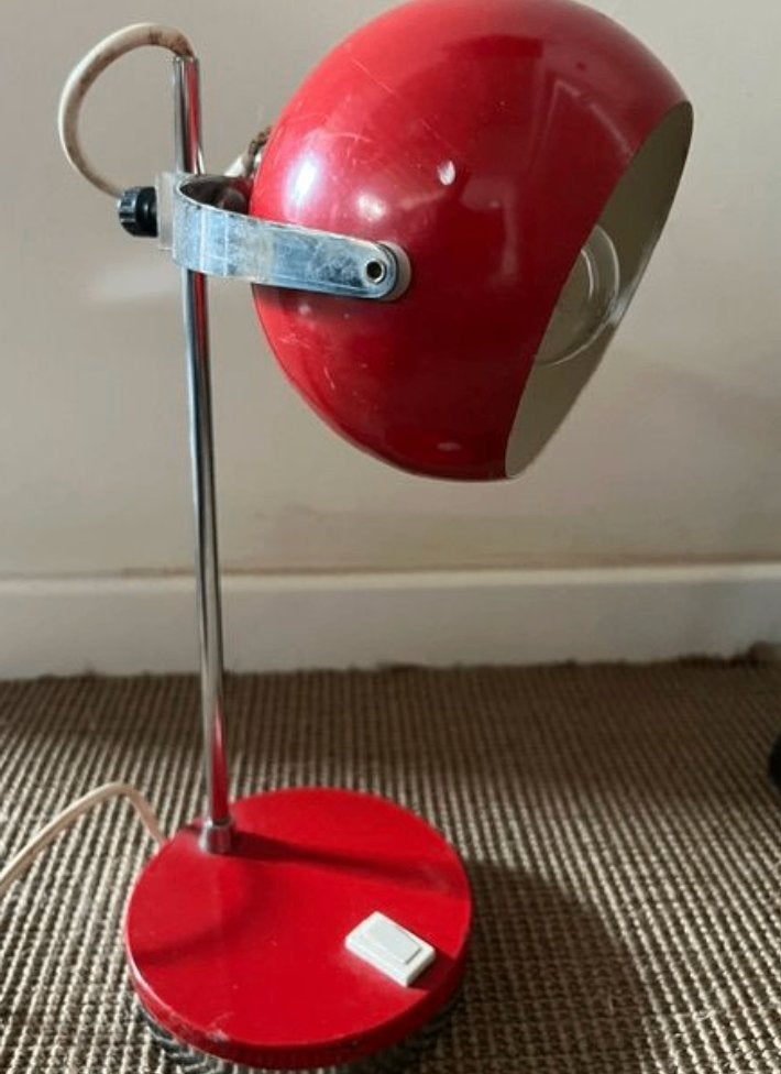Vintage oogbollamp uit de jaren 70, Ophalen
