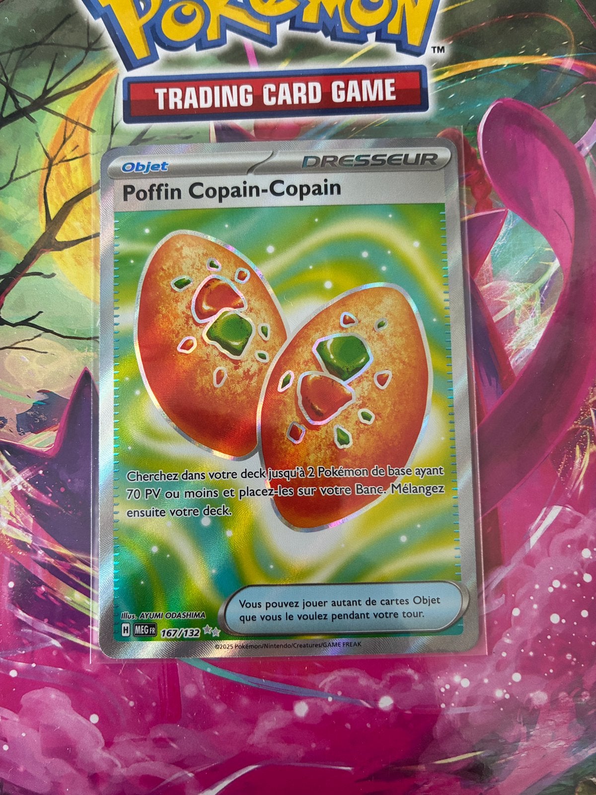 Carte Pokémon Poffin Copain-Copain 167/132, Enlèvement, Comme neuf
