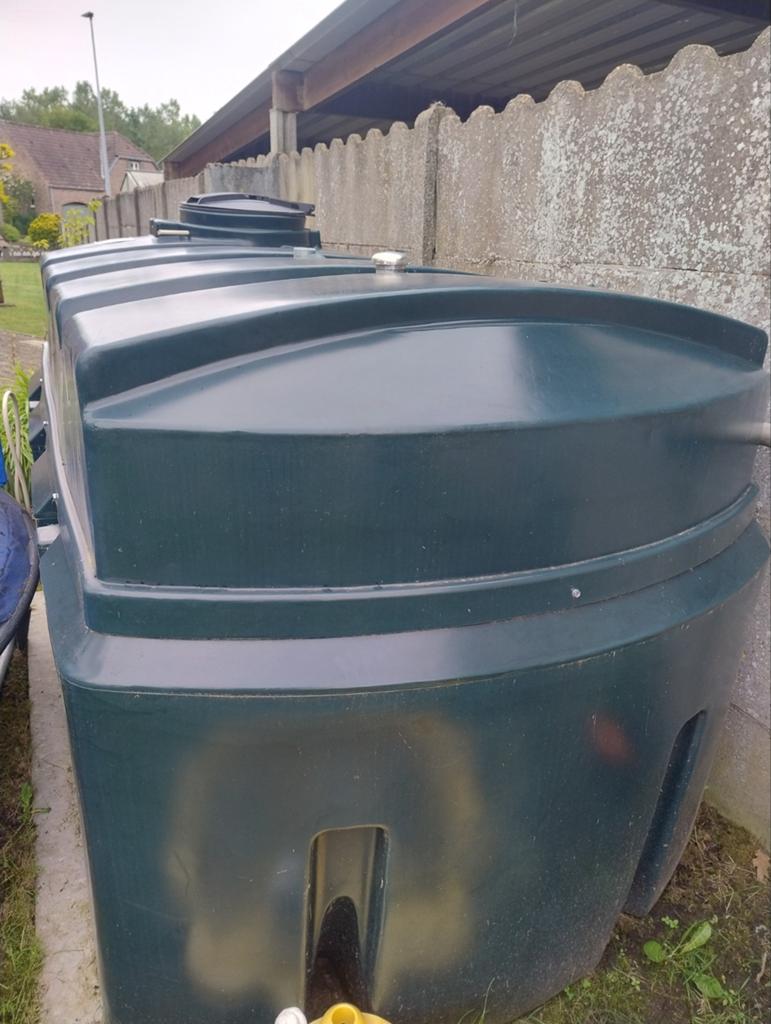 Kingspan mazouttank 2500 L, Enlèvement