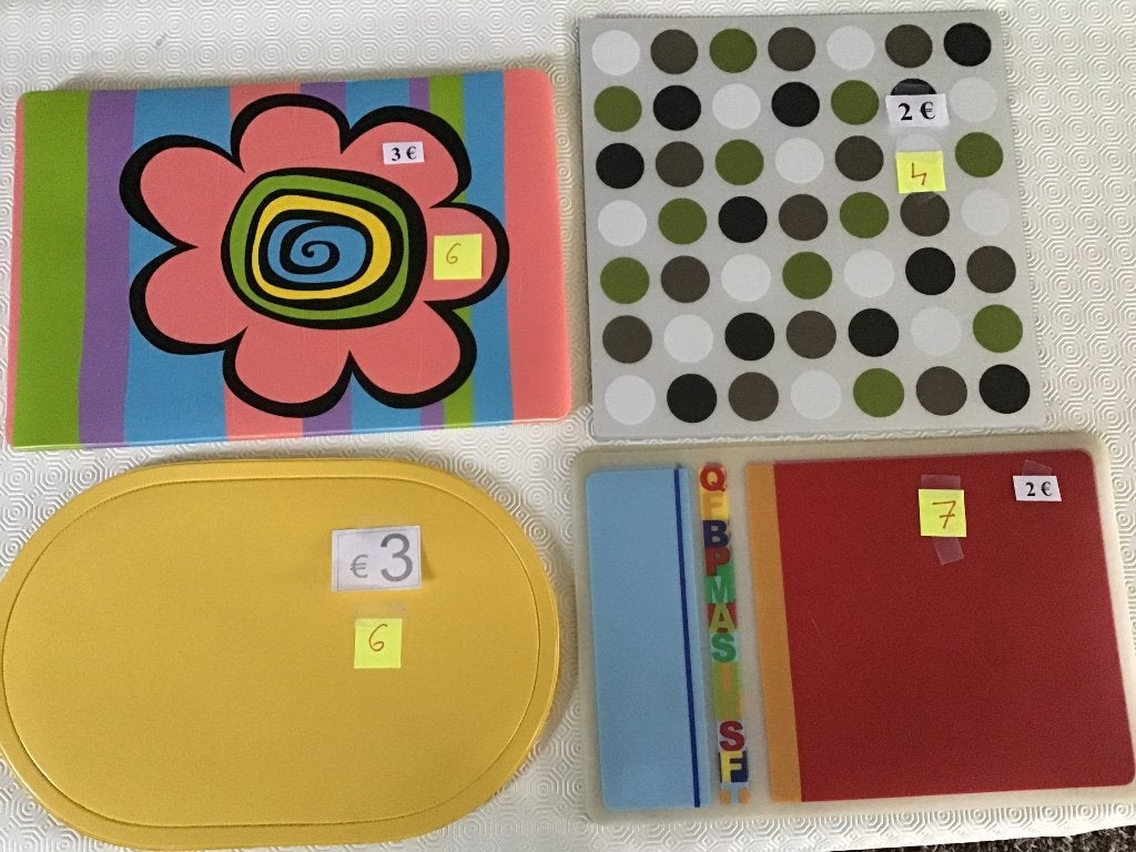 diverse placemats aan zeer lage prijzen, Huis en Inrichting, Keuken | Textiel, Ophalen of Verzenden, Zo goed als nieuw