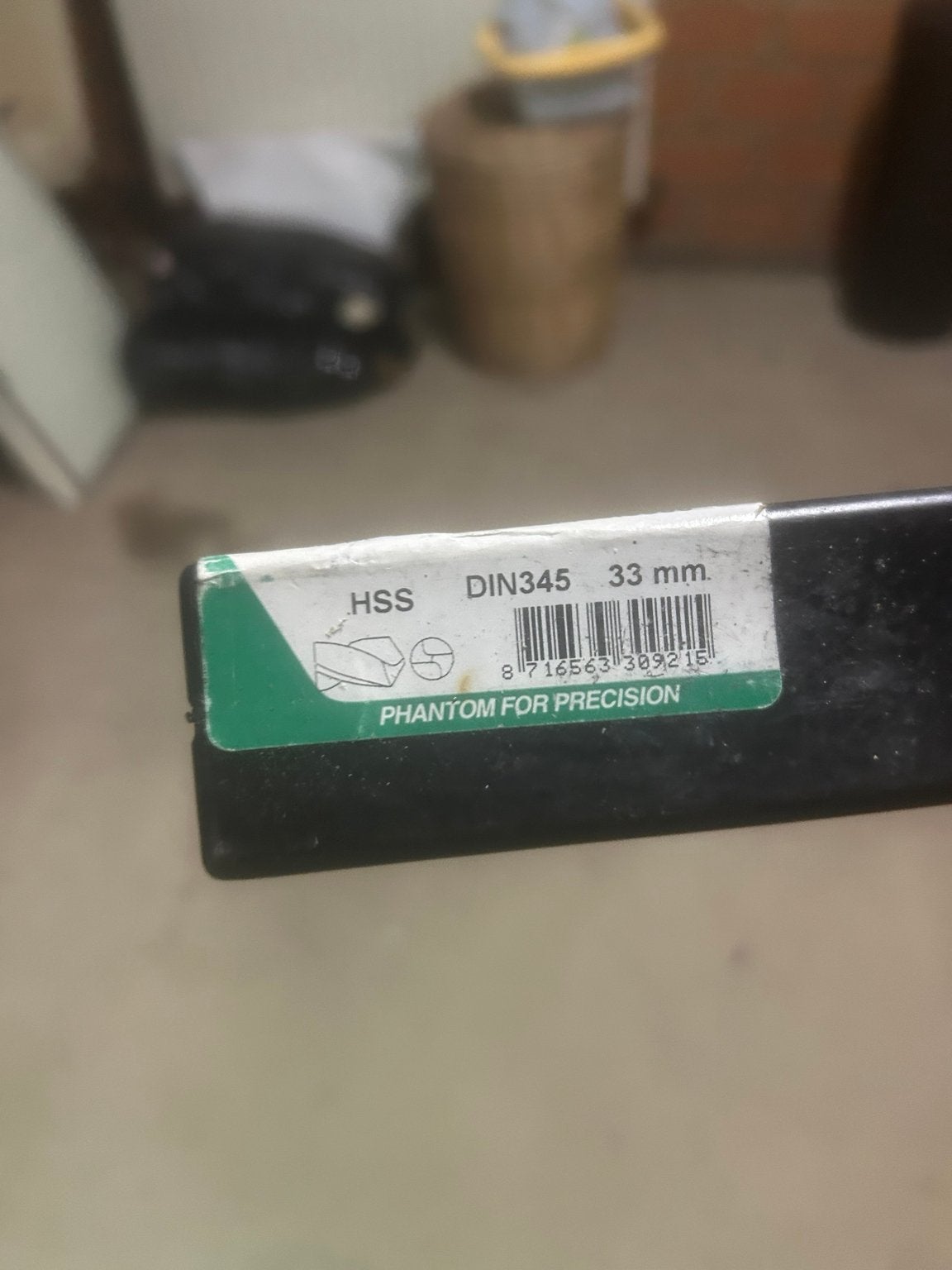 NIEUW Phantom HSS metaalboor 33 mm DIN 345 – MK4, Ophalen, Nieuw, Overige typen