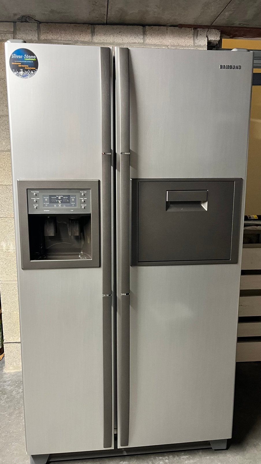Frigo Americain Samsung, Electroménager, 160 cm ou plus, Enlèvement, Utilisé, 200 litres ou plus