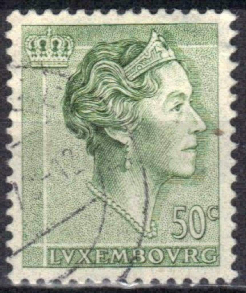 Luxembourg 1960-1964 - Yvert 582 - Grande-Duchesse Char (ST), Envoi, Luxembourg, Affranchi