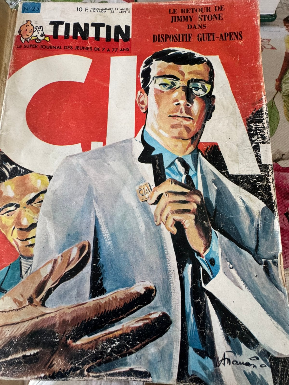 TINTIN1964/25, 19e — 2 volumes reliés, Enlèvement, Comme neuf