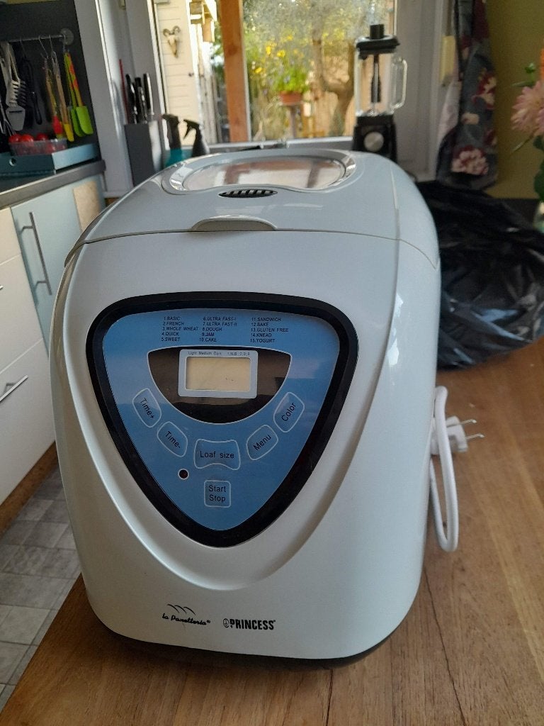 broodbakmachine Princess, Gebruikt, Warmhoudfunctie, 400 tot 800 gram deeg, Ophalen