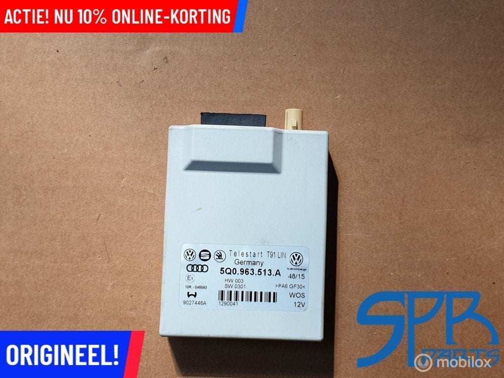 5Q0963513A Standkachelmodule regelapparaat Passat B8 Tiguan, Autos : Pièces & Accessoires, Électronique & Câbles, Volkswagen, Utilisé