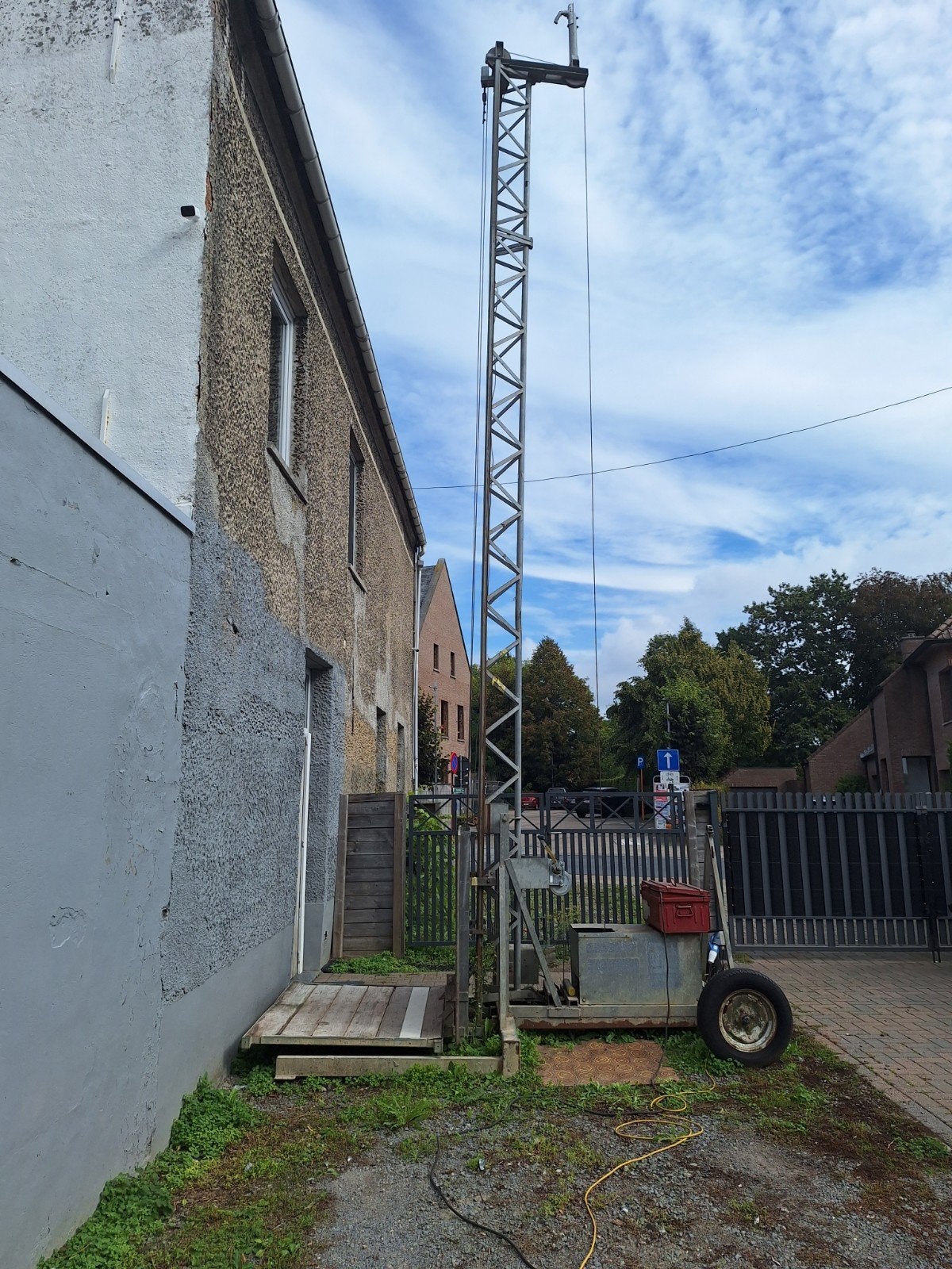 BOUWLIFT 6 METER-220V, Enlèvement, Utilisé, Ascenseur de chantier