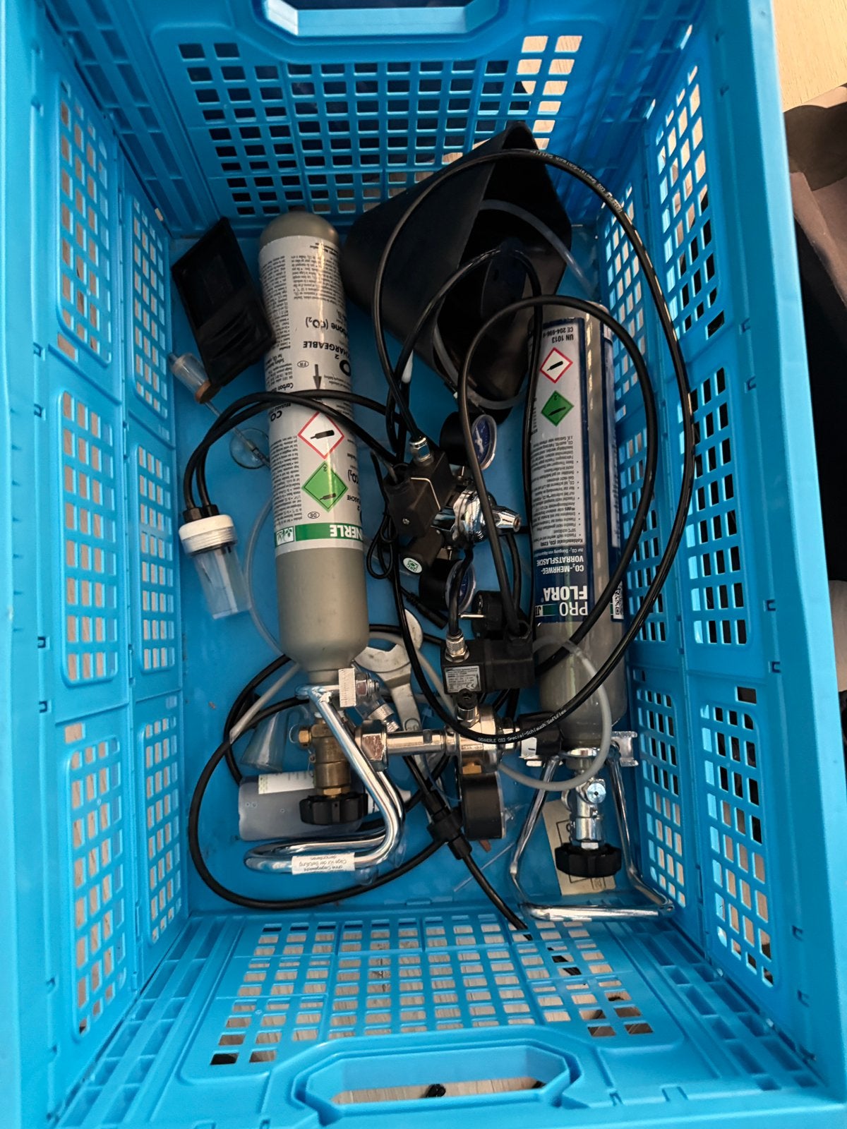 Co2 installatie aquarium, Ophalen, Zo goed als nieuw