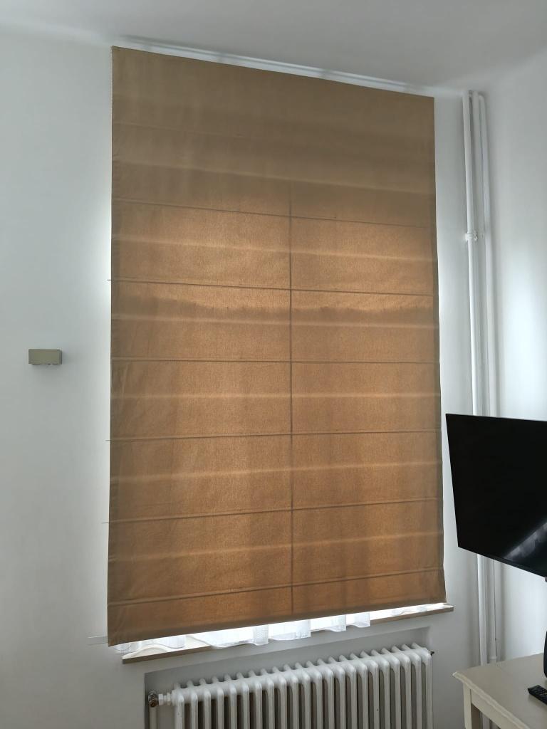 rideaux X 3. 140 largeur, 230 longeur + 2 de 140 * 170 long, Beige, 100 à 150 cm, Enlèvement, Utilisé