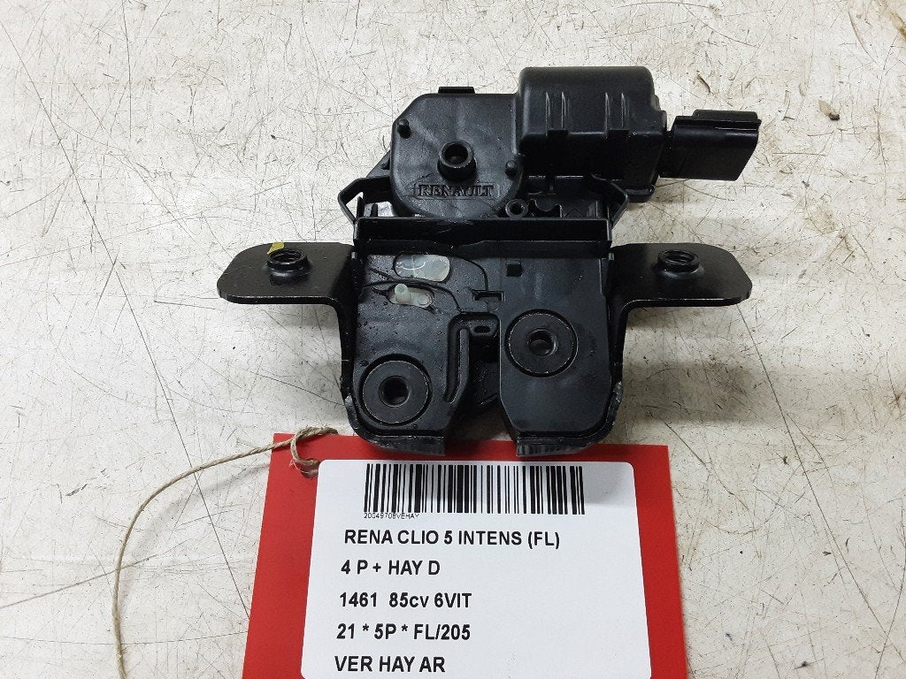 SERRURE COFFRE Renault Clio V (RJAB) (846304010R), Autos : Pièces & Accessoires, Renault, Haillon arrière, Utilisé, Peter-Huppertz-Straße 5
51063  Köln, DE
