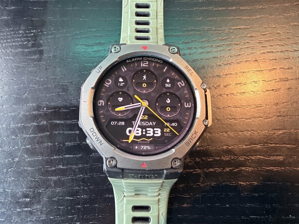 Amazfit T-Rex 3 - smartwatch - sporthorloge, Ophalen, Amazfit, Zo goed als nieuw, Waterdicht