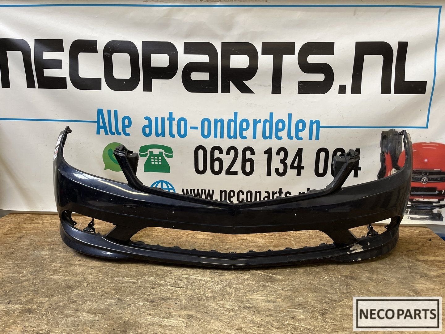 MERCEDES C KLASSE AMG W204 A204 VOORBUMPER BUMPER ORIGINEEL, Gebruikt, -, Ophalen of Verzenden, -