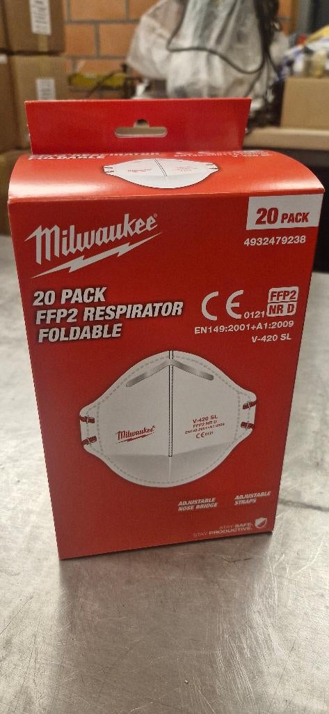 stofmasker FFP2, Doe-het-zelf en Bouw, Adembescherming, Ophalen, Nieuw, Stofmaskers