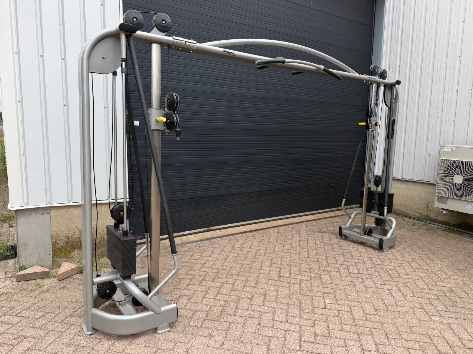 Verstelbare Cable Cross 2x80kg Steekgewichten, Sport en Fitness, Ophalen, Zo goed als nieuw