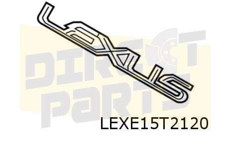 Lexus UX (3/19-) embleem tekst "LEXUS" achterzijde Origineel, Neuf, -, -, Lexus
