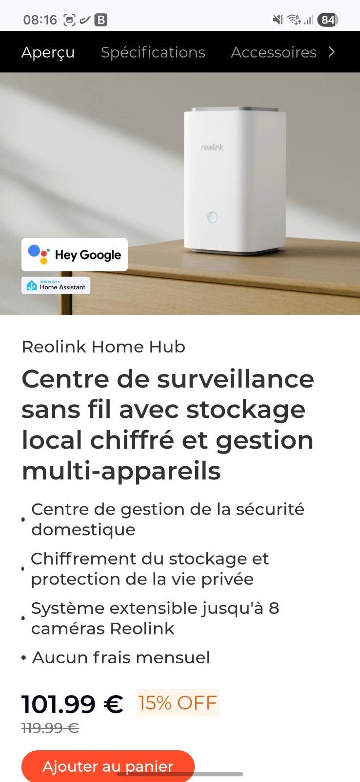 reolink home hub gloednieuw, nooit gebruikt, Computers en Software, Routers en Modems, Ophalen of Verzenden