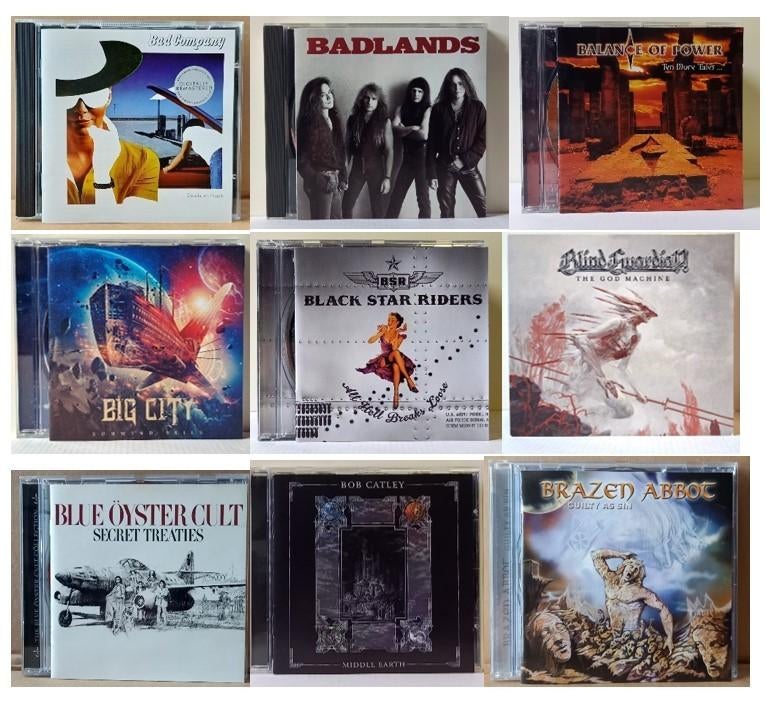 Hardrock & Metal cd's 'B', Enlèvement ou Envoi, Utilisé