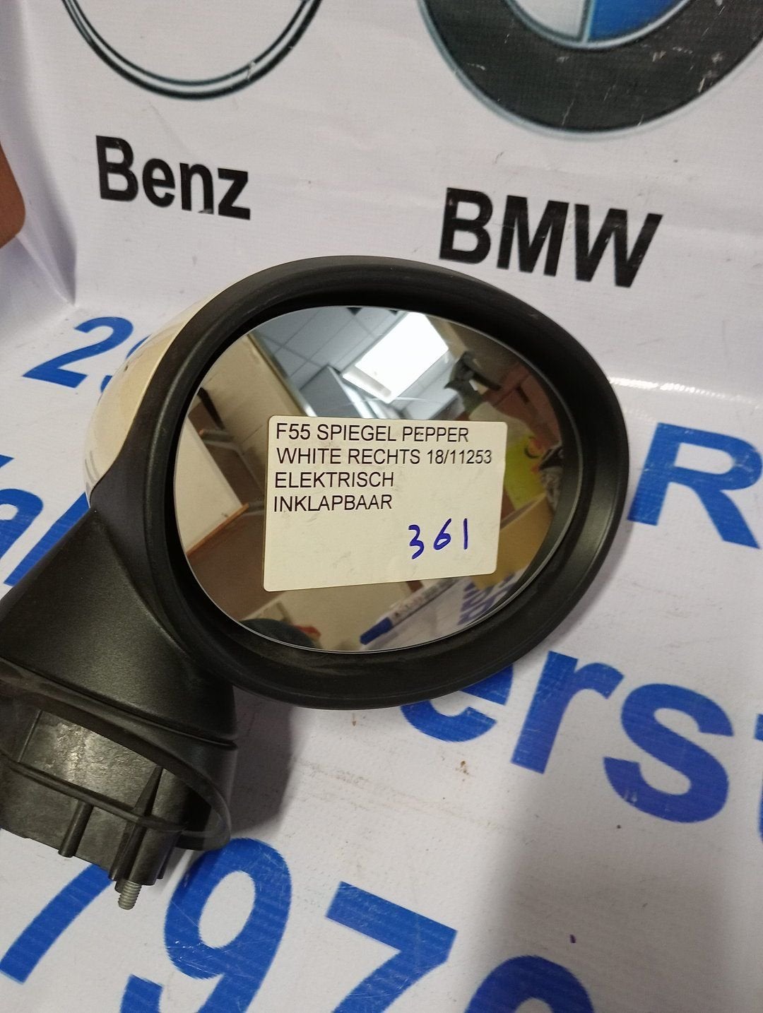Mini F55 Buitenspiegel Rechts 2014, Gebruikt, -, -, Ophalen of Verzenden