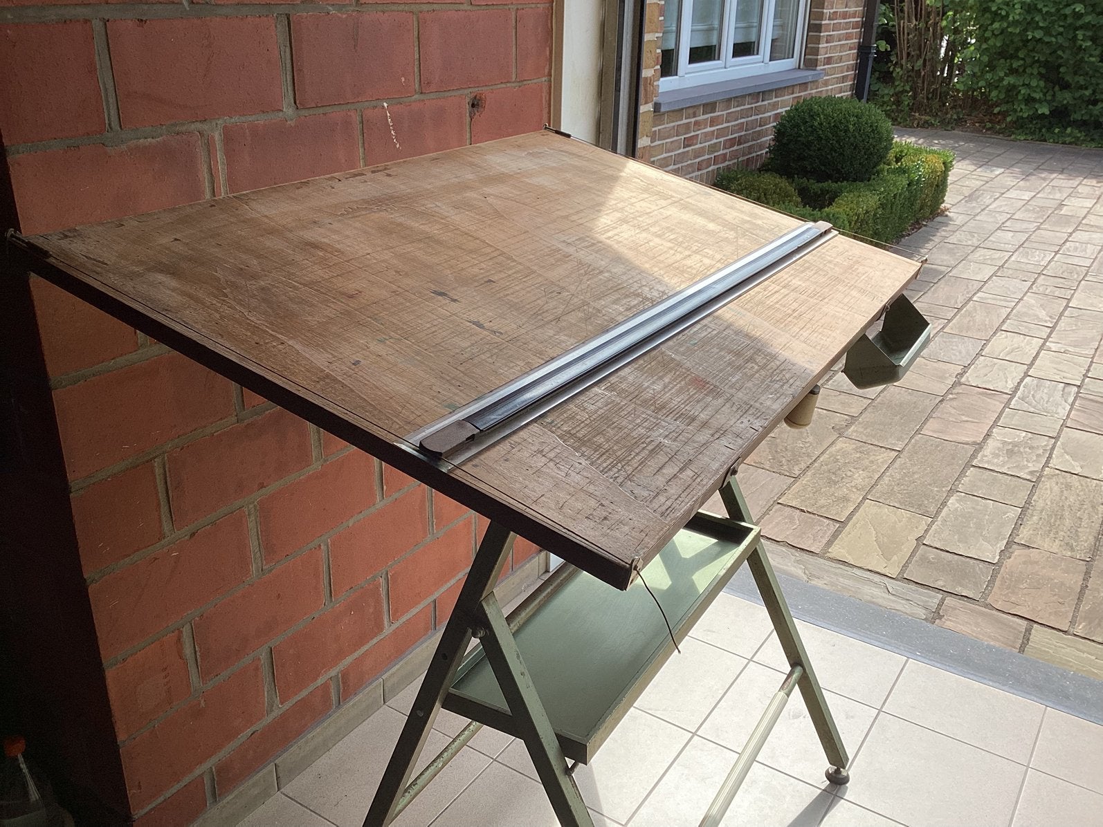 Vintage tekentafel., Bricolage & Construction, Tables à dessin, Enlèvement, Utilisé
