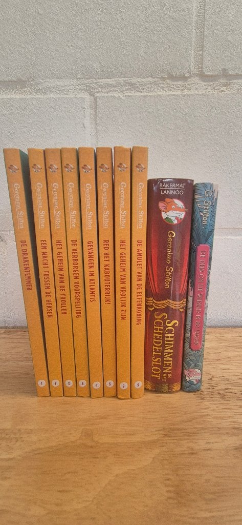 Geronimo Stilton bundel 10 boeken | kinder- en leesboeken, Fiction général, Comme neuf, Geronimo Stilton, Enlèvement ou Envoi