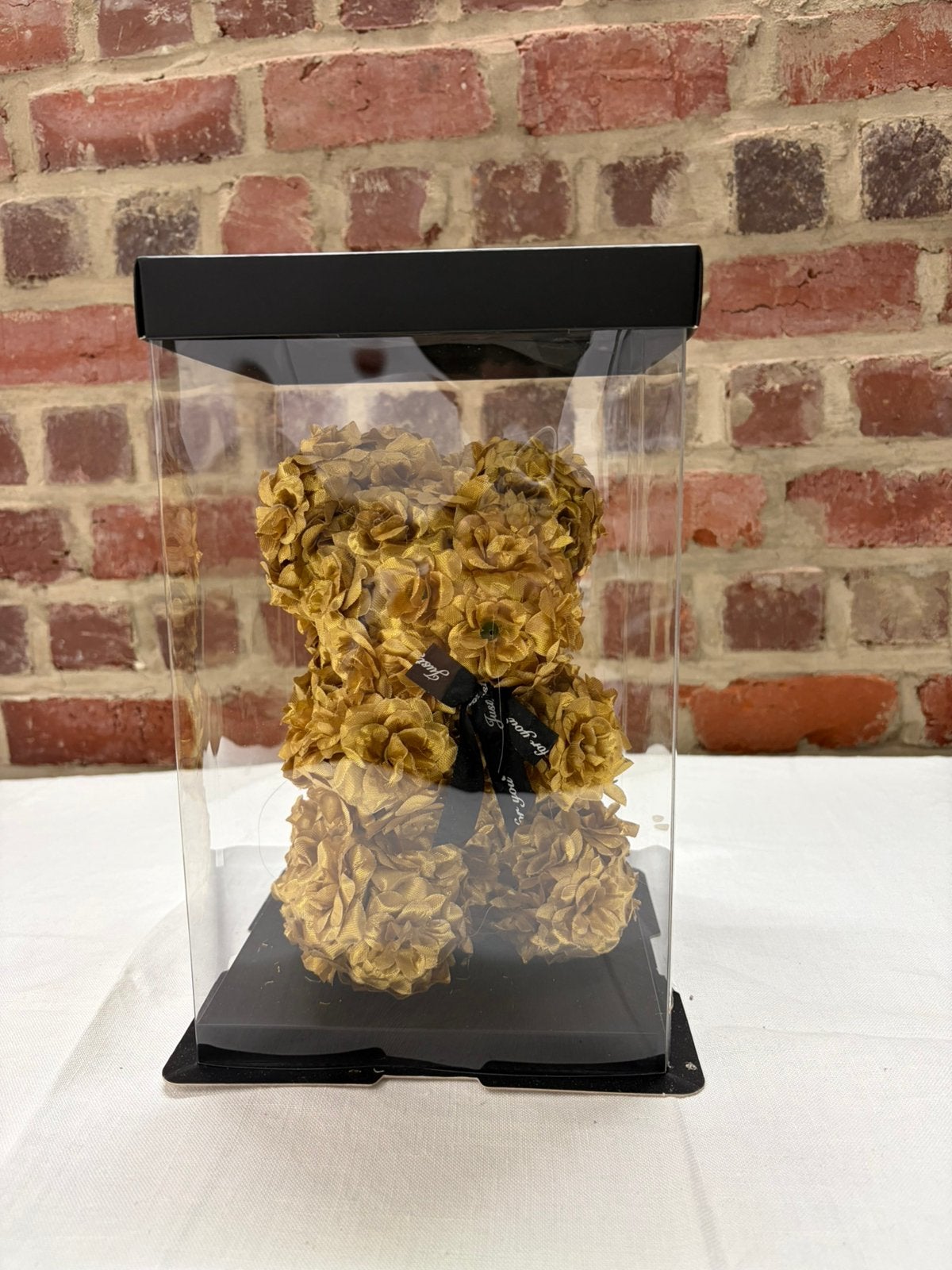 Rose Bear – Zelfgemaakt, uniek cadeau, Enlèvement ou Envoi, Comme neuf