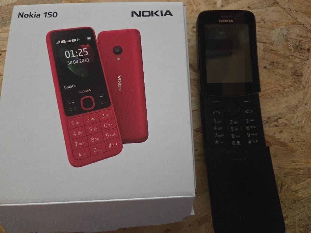 Nokia 150, Telecommunicatie, Mobiele telefoons | Nokia, Gebruikt, Schuifmodel, Zwart, Fysiek toetsenbord