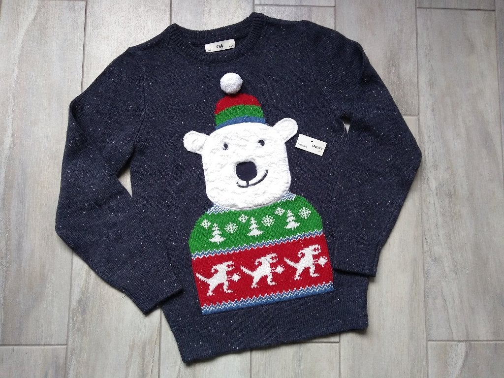 ★ M140 - Nieuwe kersttrui met label, Ophalen of Verzenden, Nieuw, Jongen, Trui of Vest
