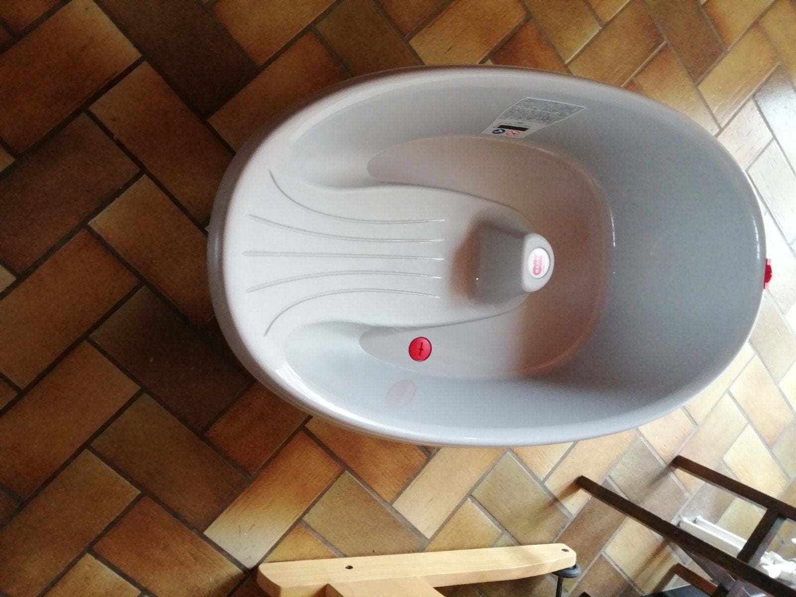 Baignoire bébé, Ophalen, Badje
