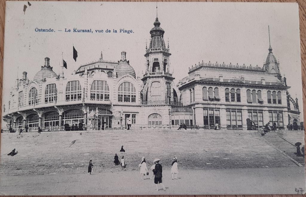 Ostende la plage et CASINO kursaal Ostende, Envoi