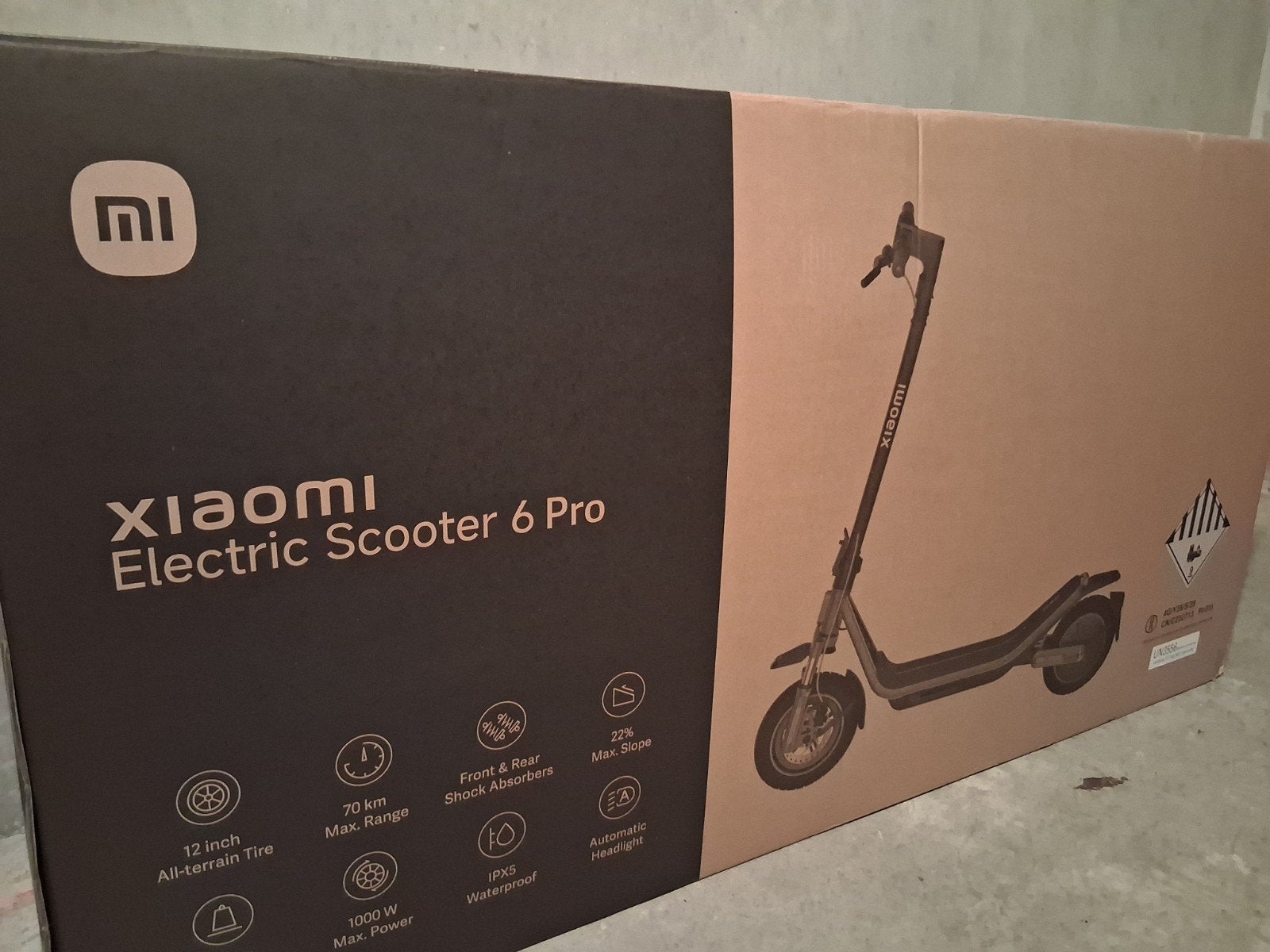 NOUVEAU scooter électrique Xiaomi 6 pro, Enlèvement, Neuf, Step électrique (E-scooter), Xaomi