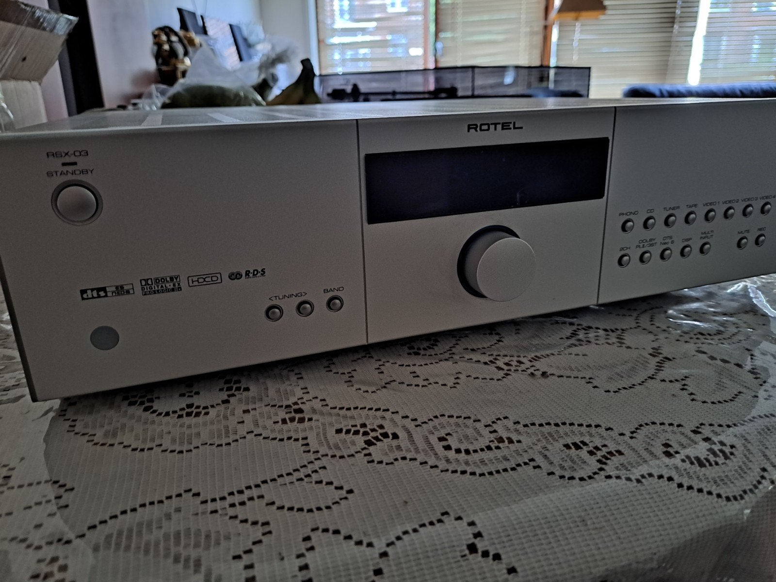 Ampli tuner HDCD rotel RSX03, TV, Hi-fi & Vidéo, Amplificateurs & Ampli-syntoniseurs, Enlèvement ou Envoi