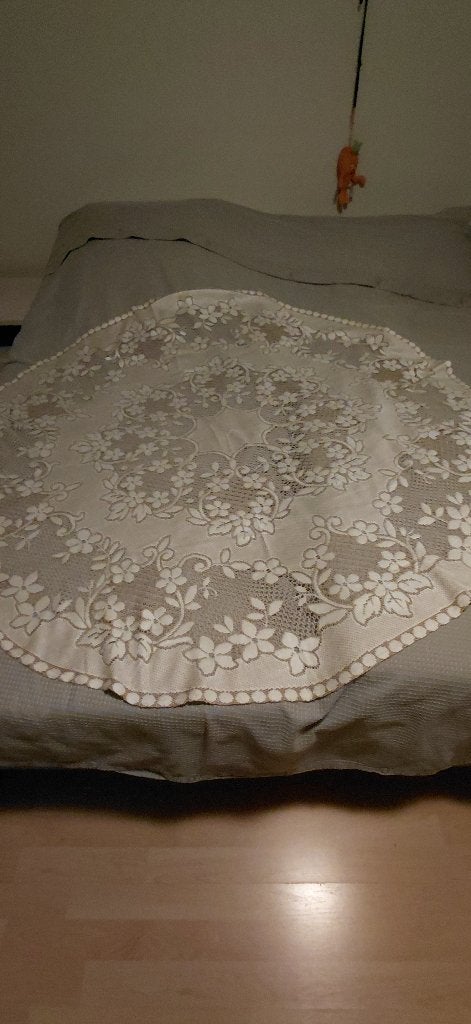 Ronde tafelkleed diameter 150 cm, Huis en Inrichting, Tafelkleden, Tafelkleed, Ophalen of Verzenden, Zo goed als nieuw, Rond