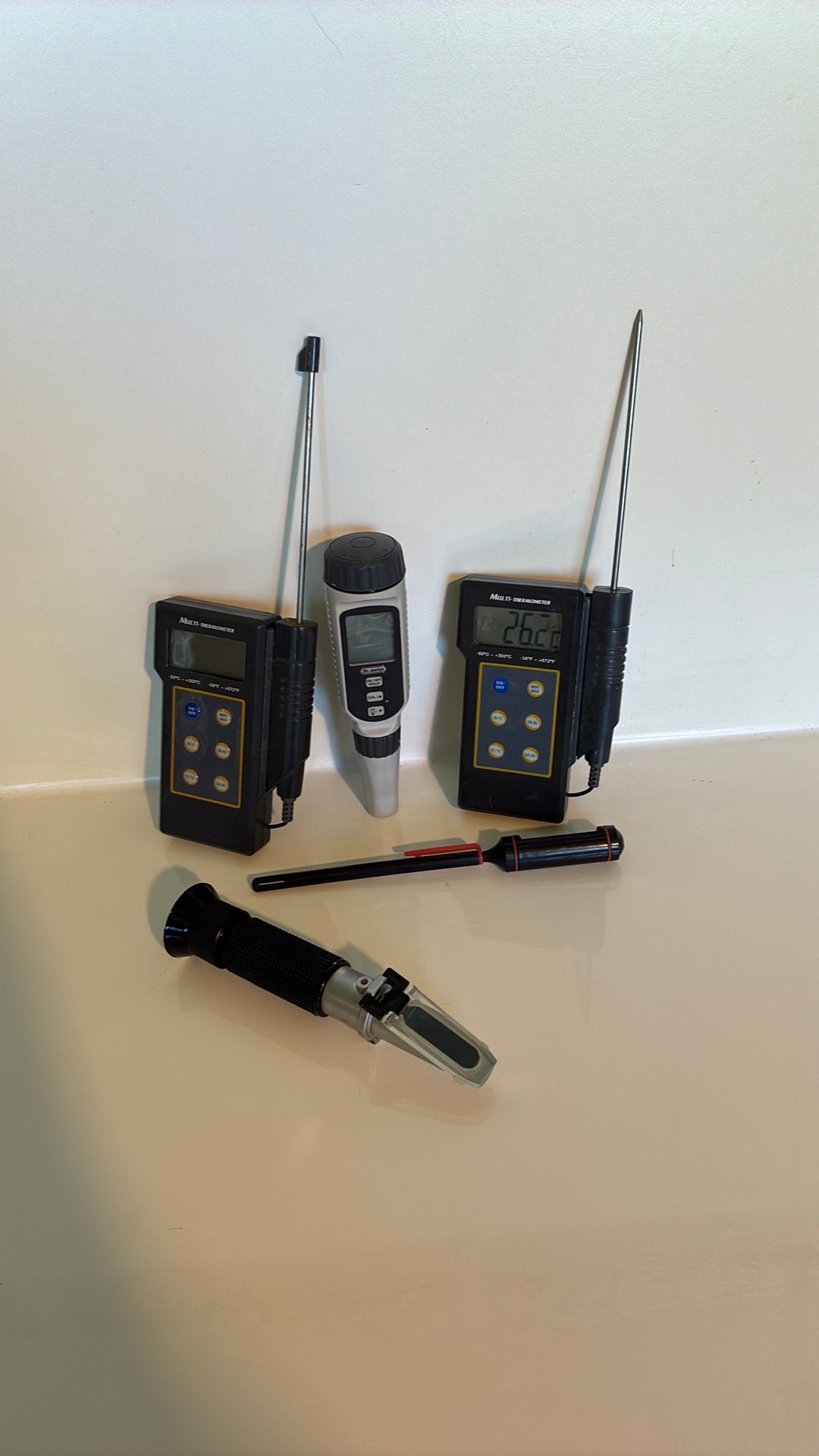 Instruments de mesure brasserie, Doe-het-zelf en Bouw, Meetapparatuur, Ophalen of Verzenden, Zo goed als nieuw