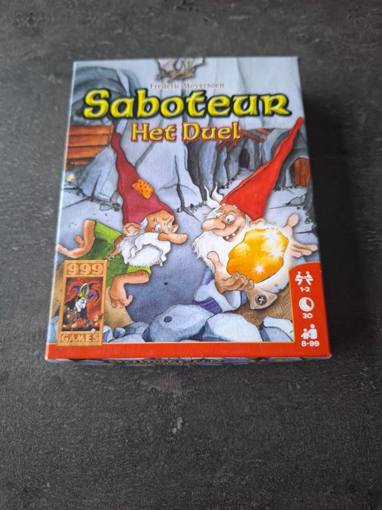 999 Games: Saboteur Het Duel (NIEUW), 1 ou 2 joueurs, Enlèvement ou Envoi, Neuf, 999 Games